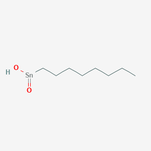 molecular formula C8H18O2Sn B078472 Stannane,hydroxyoctyloxo- CAS No. 13356-20-2