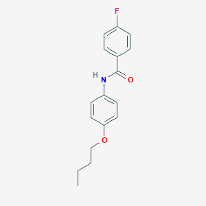 molecular formula C17H18FNO2 B078477 N-(4-Butoxyphenyl)-4-fluorobenzamide CAS No. 5309-26-2