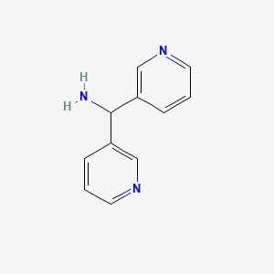molecular formula C11H11N3 B7847801 Di(pyridin-3-yl)methanamine 