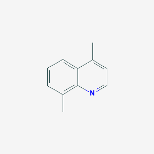 molecular formula C11H11N B078481 4,8-Dimethylquinoline CAS No. 13362-80-6