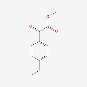 molecular formula C11H12O3 B7848164 methyl 2-(4-ethylphenyl)-2-oxoacetate 