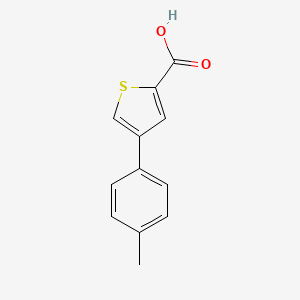 molecular formula C12H10O2S B7849123 4-p-Tolylthiophene-2-carboxylic acid 