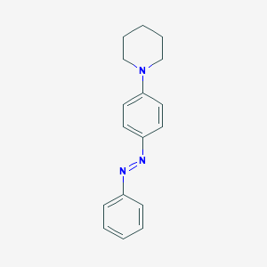 molecular formula C17H19N3 B078500 1-(p-(Phenylazo)phenyl)piperidine CAS No. 10282-35-6