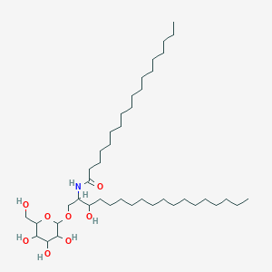 molecular formula C42H83NO8 B078507 N-[3-hydroxy-1-[3,4,5-trihydroxy-6-(hydroxymethyl)oxan-2-yl]oxyoctadecan-2-yl]octadecanamide CAS No. 13032-63-8