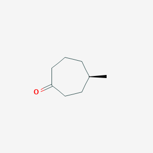 molecular formula C8H14O B078508 (4R)-4-Methylcycloheptan-1-one CAS No. 13609-59-1