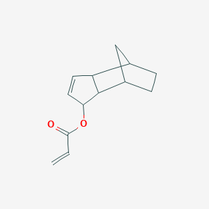 molecular formula C13H16O2 B078510 Hexahydro-4,7-methano-1H-indenyl acrylate CAS No. 12542-30-2