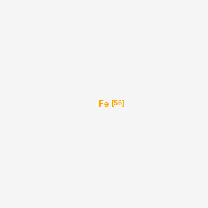 molecular formula Fe B078511 铁，质量数为 56 的同位素 CAS No. 14093-02-8
