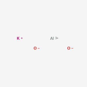 molecular formula AlKO2 B078512 Aluminum potassium oxide CAS No. 11137-59-0