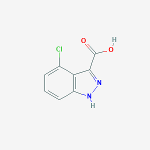 molecular formula C8H5ClN2O2 B078513 4-Chloro-1H-indazole-3-carboxylic acid CAS No. 10503-10-3