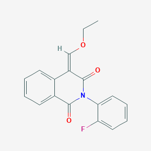 molecular formula C18H14FNO3 B7851398 C18H14FNO3 