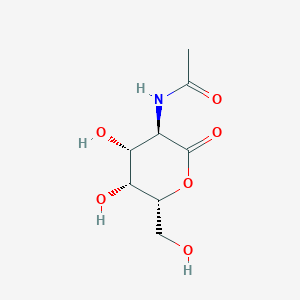 molecular formula C8H13NO6 B078514 2-Acetamido-2-deoxy-D-galactonolactone CAS No. 10366-76-4