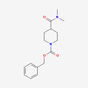 molecular formula C16H22N2O3 B7851695 Benzyl 4-(dimethylcarbamoyl)piperidine-1-carboxylate 