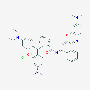 molecular formula C48H50ClN5O3 B078518 Rhodanile blue CAS No. 14969-56-3