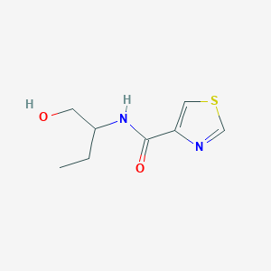 molecular formula C8H12N2O2S B7851906 N-(1-hydroxybutan-2-yl)-1,3-thiazole-4-carboxamide 