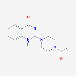 molecular formula C14H16N4O2 B7851997 2-(4-acetylpiperazin-1-yl)-1H-quinazolin-4-one 