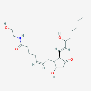 molecular formula C22H37NO5 B7852435 N-(2-Hydroxyethyl)-11-oxo-9alpha,15S-dihydroxy-prosta-5Z,13E-dien-1-amide 
