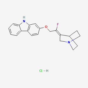 molecular formula C21H22ClFN2O B7852655 YM-53601 