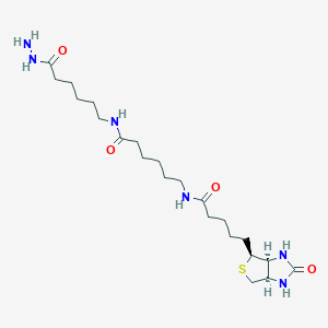 molecular formula C22H40N6O4S B7852696 Biotin-XX hydrazide 