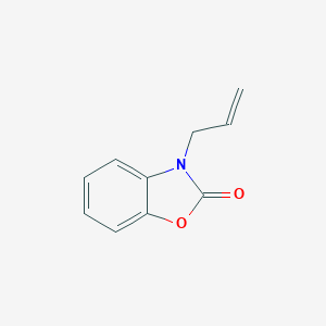 molecular formula C10H9NO2 B078529 2-Benzoxazolinone, 3-allyl- CAS No. 13444-14-9