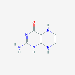 molecular formula C6H7N5O B7853167 2-amino-5,8-dihydro-1H-pteridin-4-one 