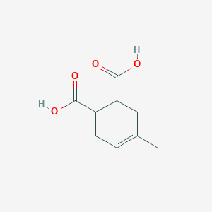 molecular formula C9H12O4 B078532 4-Methylcyclohex-4-ene-1,2-dicarboxylic acid CAS No. 13468-88-7