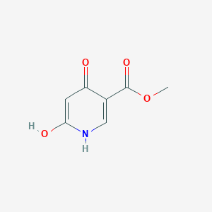 molecular formula C7H7NO4 B7853372 methyl 6-hydroxy-4-oxo-1H-pyridine-3-carboxylate 