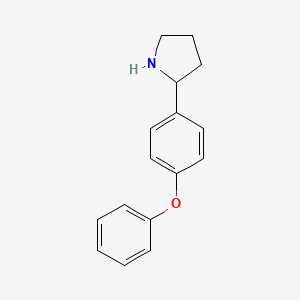 B7853432 2-(4-Phenoxyphenyl)pyrrolidine CAS No. 68548-73-2