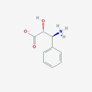 molecular formula C9H11NO3 B7853752 (2R,3S)-3-azaniumyl-2-hydroxy-3-phenylpropanoate 