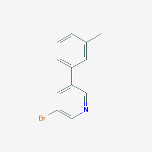 molecular formula C12H10BrN B7853799 3-Bromo-5-(m-tolyl)pyridine CAS No. 1070882-67-5