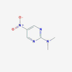 molecular formula C6H8N4O2 B078538 N,N-dimethyl-5-nitropyrimidin-2-amine CAS No. 14233-44-4