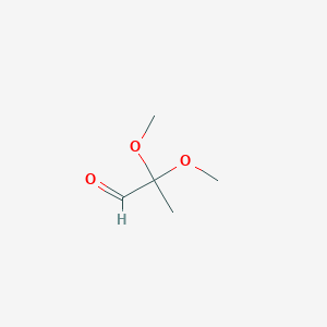 molecular formula C5H10O3 B7853828 2,2-Dimethoxypropanal 