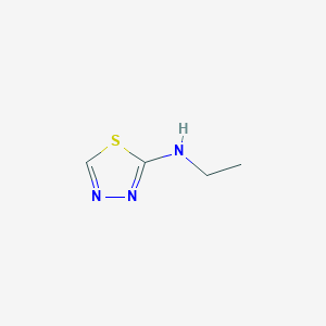 molecular formula C4H7N3S B078539 N-Ethyl-1,3,4-thiadiazol-2-amine CAS No. 13275-68-8