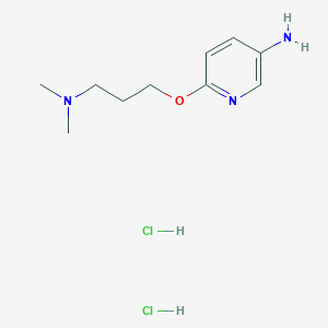 6-[3-(Dimethylamino)propoxy]pyridin-3-amine;dihydrochloride