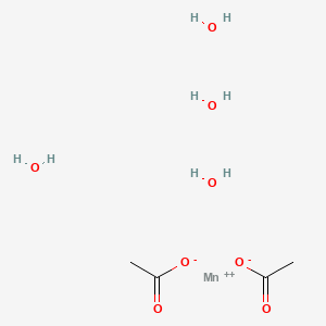 molecular formula C4H14MnO8 B7854009 Manganese acetate tetrahydrate 