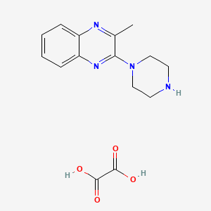 2-Methyl-3-(piperazin-1-yl)quinoxaline; oxalic acid