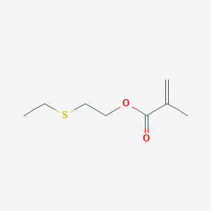 molecular formula C8H14O2S B078541 2-Propenoic acid, 2-methyl-, 2-(ethylthio)ethyl ester CAS No. 14216-25-2