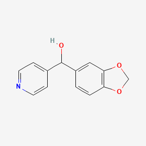2H-1,3-benzodioxol-5-yl(pyridin-4-yl)methanol