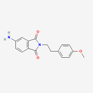 5-amino-2-[2-(4-methoxyphenyl)ethyl]-2,3-dihydro-1H-isoindole-1,3-dione