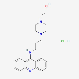 2-[4-[3-(Acridin-9-ylamino)propyl]piperazin-1-yl]ethanol;hydrochloride