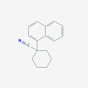 1-(Naphthalen-1-yl)cyclohexanecarbonitrile