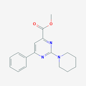 Methyl6-phenyl-2-(piperidin-1-yl)pyrimidine-4-carboxylate