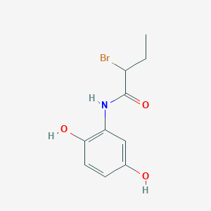 2-bromo-N-(2,5-dihydroxyphenyl)butanamide