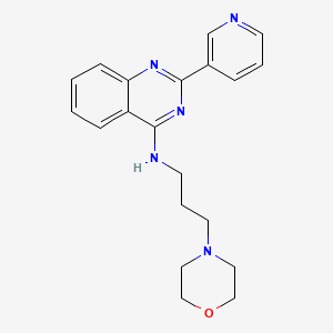 N-(3-morpholin-4-ylpropyl)-2-pyridin-3-ylquinazolin-4-amine