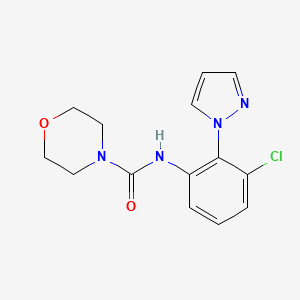 molecular formula C14H15ClN4O2 B7854485 CZC-25146 hydrochloride 