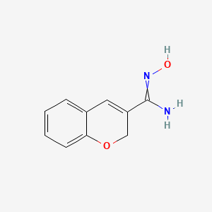 molecular formula C10H10N2O2 B7854491 N-hydroxy-2H-chromene-3-carboximidamide 