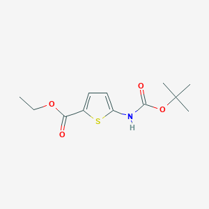 5-[(tert-Butyloxycarbonyl)amino]thiophene-2-carboxylic acid ethyl ester