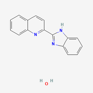 2-(1H-benzo[d]imidazol-2-yl)quinoline hydrate