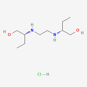 (2R,2'R)-2,2'-(ethane-1,2-diylbis(azanediyl))bis(butan-1-ol) hydrochloride