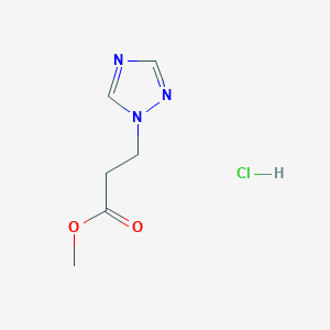 methyl 3-(1H-1,2,4-triazol-1-yl)propanoate hydrochloride