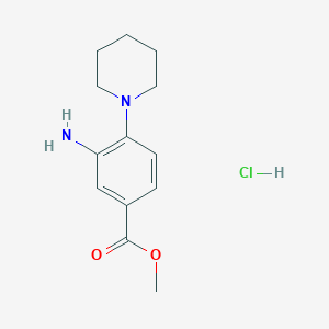 Methyl 3-amino-4-(piperidin-1-yl)benzoate hydrochloride